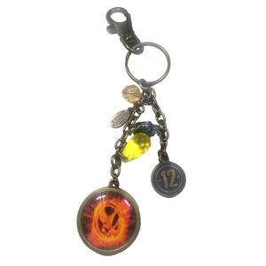 The Hunger Games Lionsgate 2012 Copper Tone Keychain Purse Clip